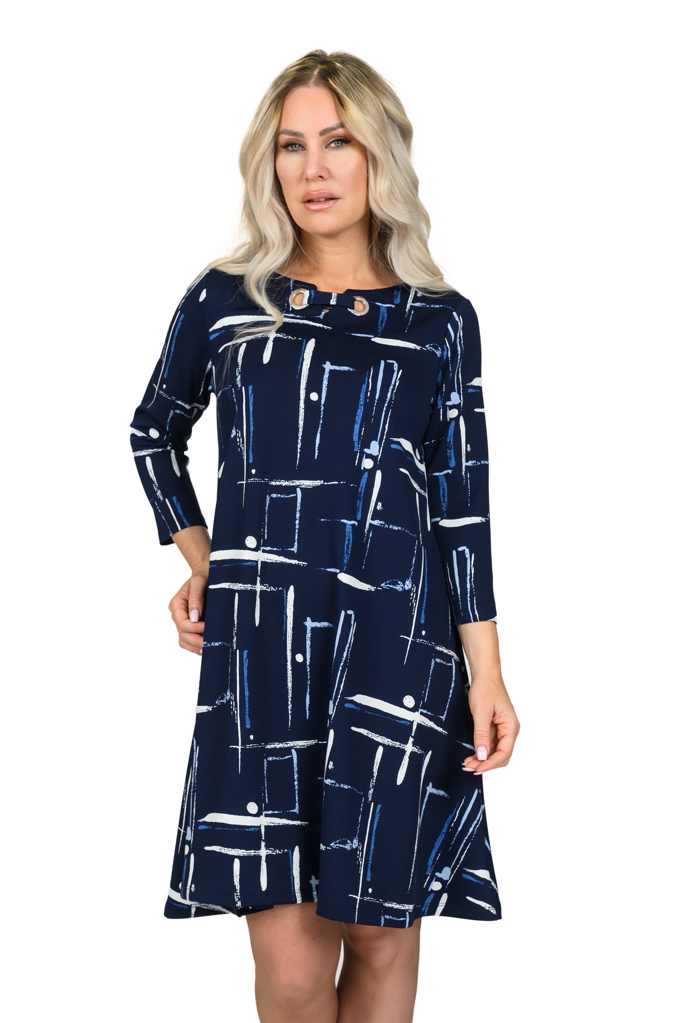 🇨🇦 Scapa Lauren Perre Tailored V-Neck Dress main image 0